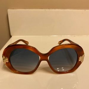 Chloe Oversized Havana Sunglasses